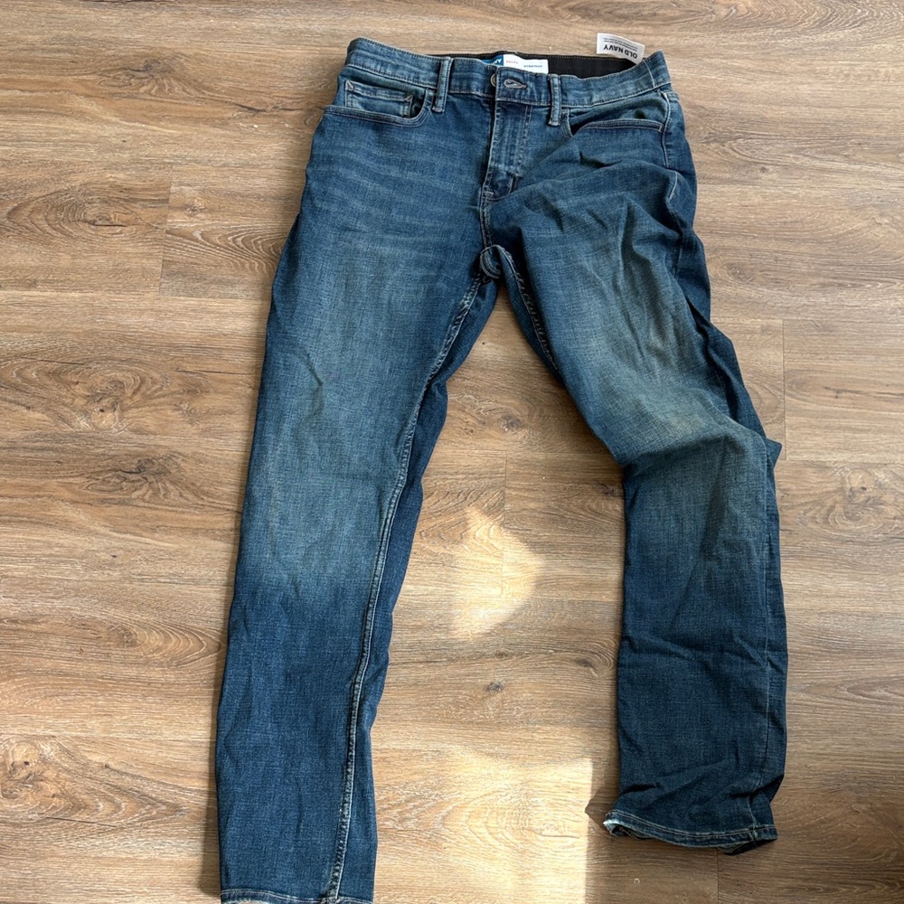 Old Navy Men's Dark Blue Slim Jeans